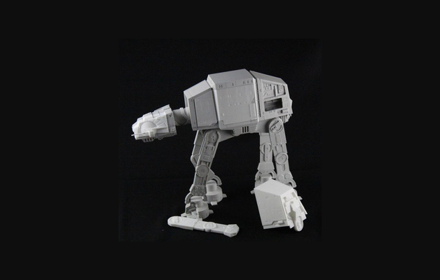 detailed at-at covers by kirby downey download free stl model printablescom 3d models toys & games vehicles starwars articulated vehicle 3d print model - Mito3D