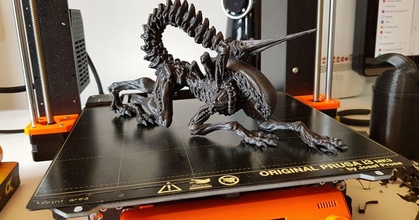alien - xenomorph figure 25 cm mrsinham download free stl model printablescom 3d models art & design sculptures statue 3d print model - Mito3D