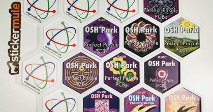 hexagonal frame osh park & hexbin stickers jason coon download free stl model printablescom 3d models art design wall-mounted hex hexagon hexagonalcontainer 3d print model - Mito3D