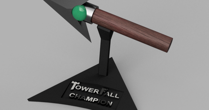 towerfall ascension championship trophy gy rgy bal ssy download free stl model printablescom 3d models gadgets computers 3d print model - Mito3D