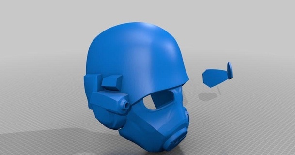 cair ncr guarda capacete mascarar jace1969 baixar livre stl modelo printablescom 3d modelos fantasias acessórios máscaras 3d print model - Mito3D