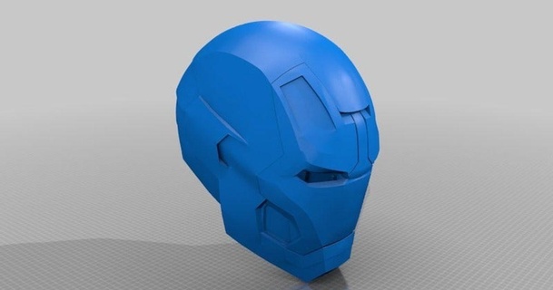 ferro homem mk42 capacete jace1969 baixar livre stl modelo printablescom 3d modelos fantasias acessórios cosplay Ferro mascarar 3d print model - Mito3D