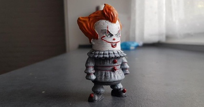 mini pennywise - wekster download free stl model printablescom 3d models toys & games action figures statues dude pannywise 3d print model - Mito3D