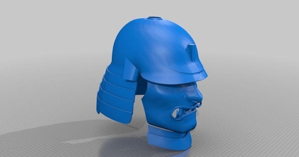 samurai casco jace1969 Scarica gratuito stl modello printablescom 3d Modelli costumi Accessori maschere 3d print model - Mito3D