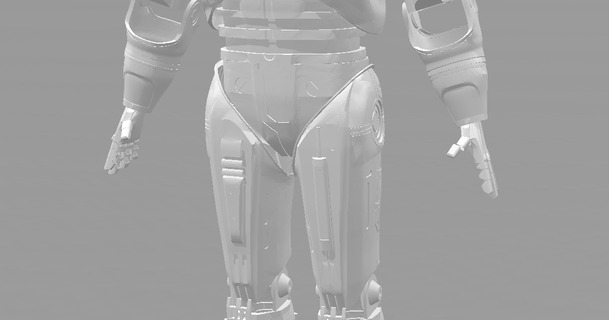 robocop armour suit complete jace1969 download free stl model printablescom 3d models costumes & accessories cosplay general armor 3d print model - Mito3D