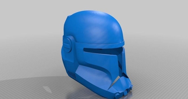sw república comando rc balde capacete revisão 3 jace1969 baixar livre stl modelo printablescom 3d modelos fantasias acessórios máscaras mascarar Guerra Estrelas 3d print model - Mito3D