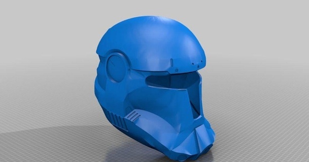 sw republic commando trooper helmet jace1969 download free stl model printablescom 3d models costumes & accessories masks clone mask starwars gelmet 3d print model - Mito3D