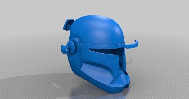 sw república comando balde capacete jace1969 baixar livre stl modelo printablescom 3d modelos fantasias acessórios máscaras Comando mascarar Estrela 3d print model - Mito3D