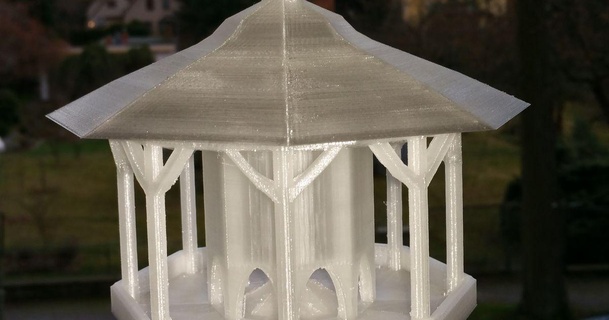 kuş besleyici merandey indir Bedava stl model printablescom 3d modeller ev halkı dış mekan Bahçe Kuş yuvası 3d print model - Mito3D