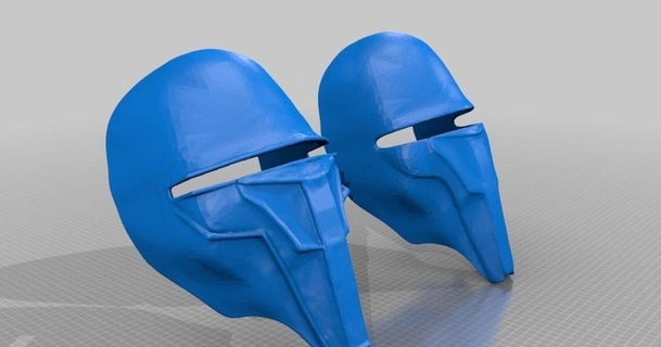 revan mask 1 & 2 jace1969 download free stl model printablescom 3d models costumes accessories masks helmet 3d print model - Mito3D