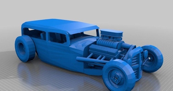 hot rod jace1969 download free stl model printablescom 3d models toys & games vehicles car 3d print model - Mito3D