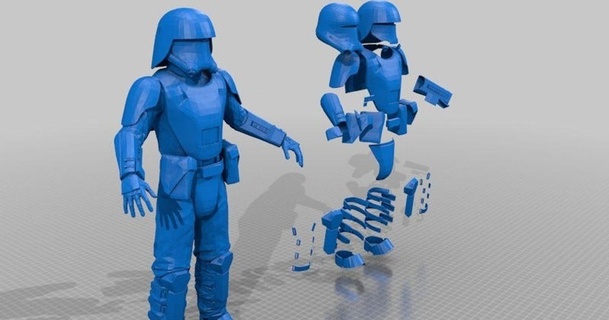 sw episode 7 snow trooper armour jace1969 download free stl model printablescom 3d models costumes & accessories cosplay general armor star starwars 3d print model - Mito3D