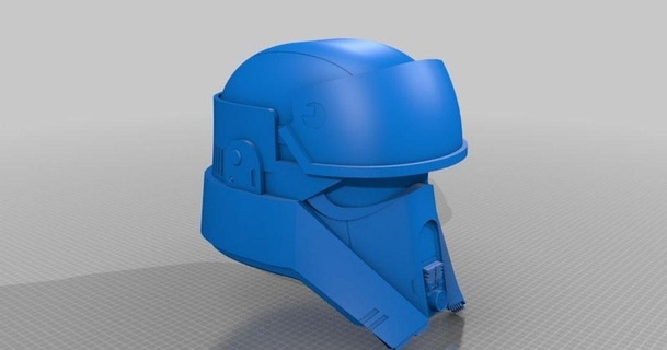 Sean arquivos mk2 costa Soldado capacete ligação jace1969 baixar livre stl modelo printablescom 3d modelos fantasias acessórios máscaras mascarar Guerra Estrelas 3d print model - Mito3D