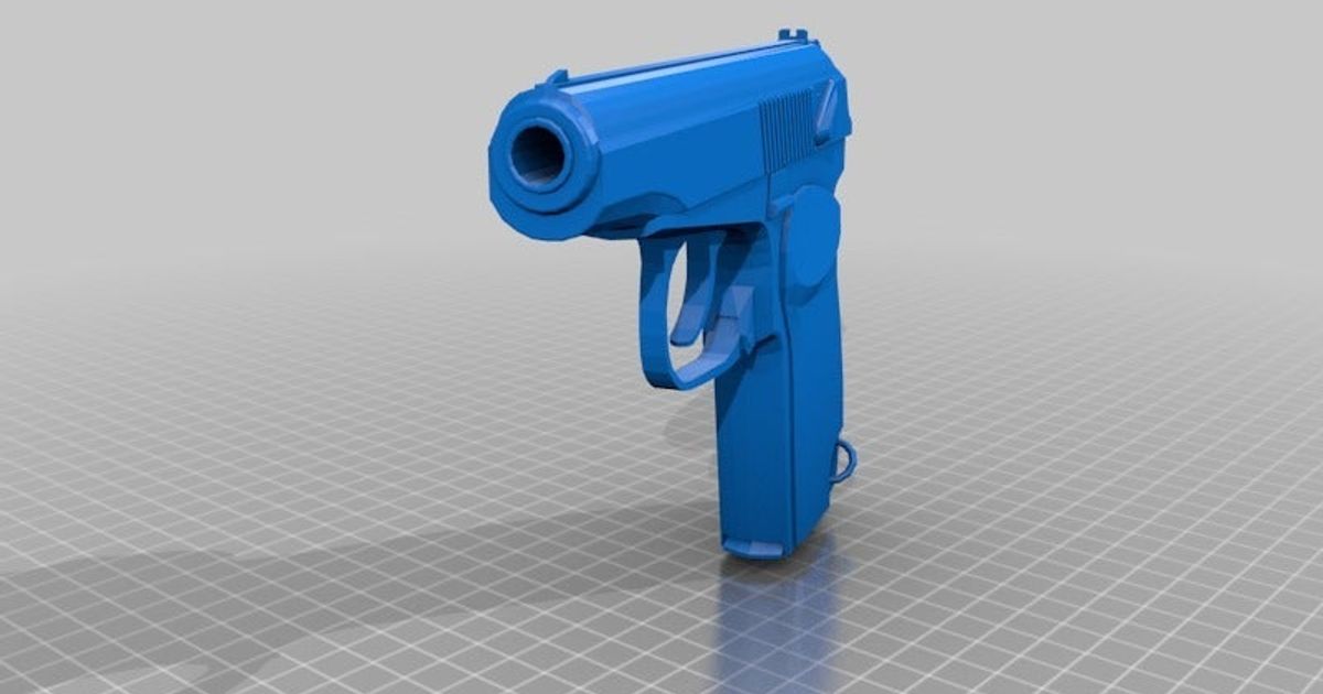 Makarov pm pistola réplica jace1969 baixar livre stl modelo printablescom 3d modelos fantasias acessórios adereços arma fogo aventura 3D print model - Mito3D