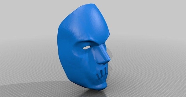 Aristokrat Maske entmutigt jace1969 download frei stl Modell Printablescom 3d Modelle Kostüme Zubehör Masken entehrt Gesicht 3d print model - Mito3D