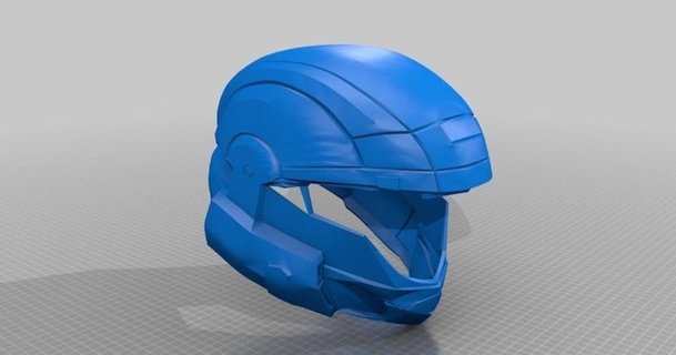 halo 3 remix jace1969 download free stl model printablescom 3d models costumes & accessories masks helmet mask 3d print model - Mito3D