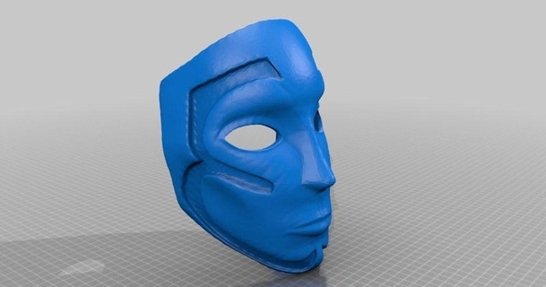 Jonny 3 gözyaşları maske Hollywood ölümsüz rap Kaya grup jace1969 indir Bedava stl model printablescom 3d modeller kostümler Aksesuarlar maskeler Johny 3d print model - Mito3D