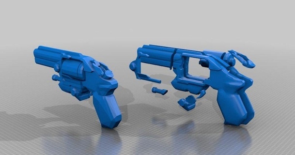 gow Boltok Revolver jace1969 download frei stl Modell Printablescom 3d Modelle Kostüme Zubehör Requisiten Zahnräder Krieges 3d print model - Mito3D