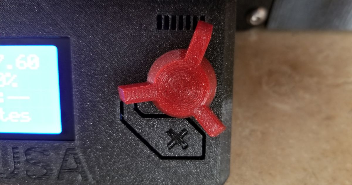 prusa mk3 lcd bouton multi parlait modèles avaler Télécharger libre stl modèle imprimablescom 3d imprimantes mises niveau 3D print model - Mito3D