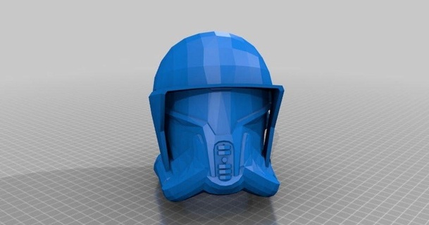 star wars republic trooper conqueror helmet print ready jace1969 download free stl model printablescom 3d models costumes & accessories masks 3d print model - Mito3D