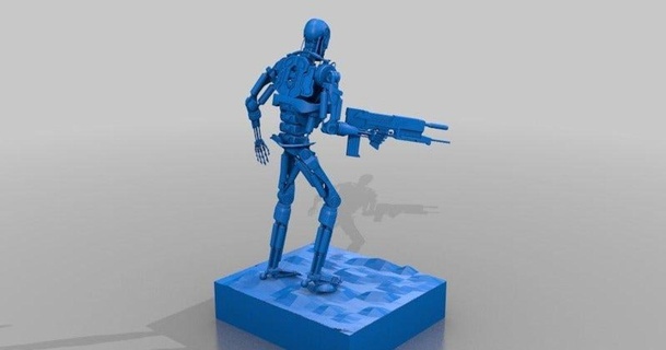 t800 model jace1969 download free stl printablescom 3d models toys & games action figures statues 3d print model - Mito3D