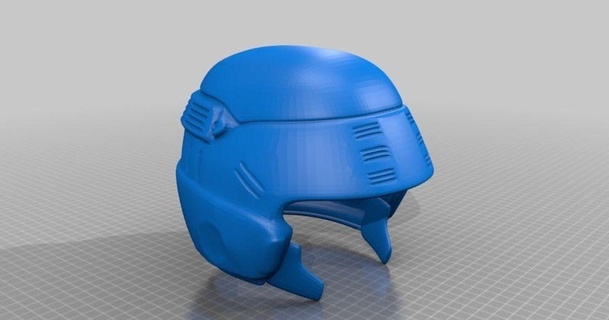 starship trooper helmet jace1969 download free stl model printablescom 3d models costumes & accessories masks 3d print model - Mito3D