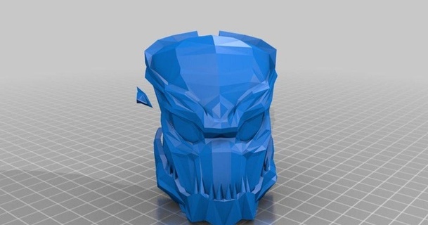 Raubtier Beserker jace1969 download frei stl Modell Printablescom 3d Modelle Kostüme Zubehör Masken 3d print model - Mito3D