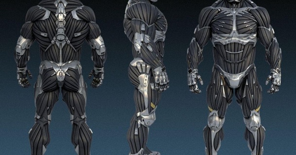 crysis nano traje jace1969 descargar gratis stl modelo imprimiblescom 3d modelos disfraces accesorios mascaras 3d print model - Mito3D