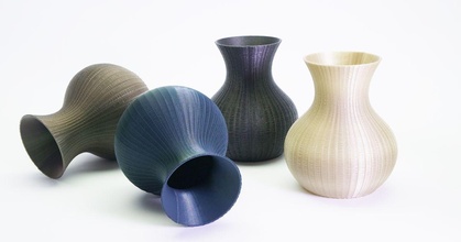osier vase Dominik Télécharger libre stl modèle imprimablescom 3d modèles Ménage décor mignonne patern 3d print model - Mito3D