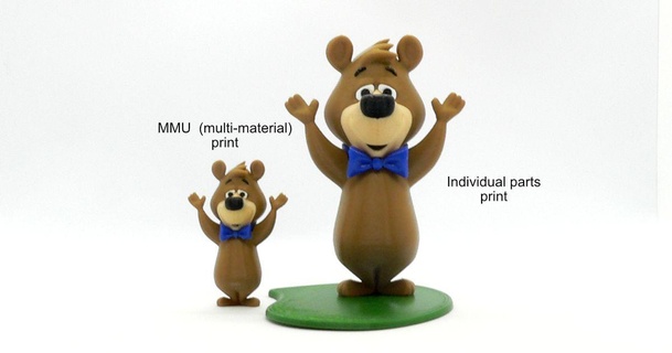 boo-boo bear - mmu reddadsteve download free stl model printablescom 3d models toys & games action figures statues animal cartoon yogi 3d print model - Mito3D