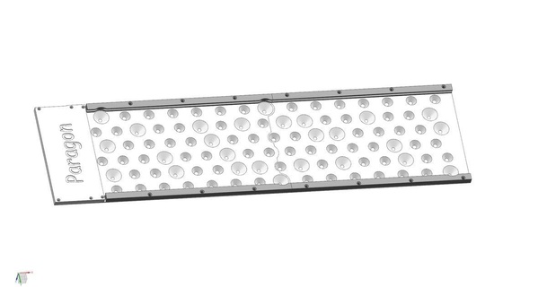 LED lámpara bricolaje diy 350w cubierta carcasa funda lentes dechado descargar gratis stl modelo imprimiblescom 3d modelos pasatiempo hacedores ideas lente 3d print model - Mito3D