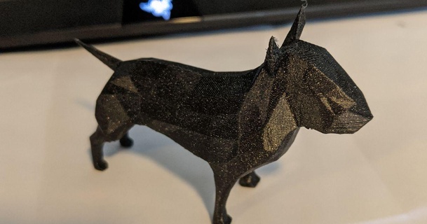 lowpoly toro terrier galán descargar gratis stl modelo imprimiblescom 3d modelos juguetes juegos acción cifras estatuas 3d print model - Mito3D