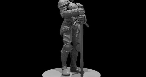 cavaleiro estátuas mz4250 baixar livre stl modelo printablescom 3d modelos brinquedos jogos borda estátua terreno 3d print model - Mito3D