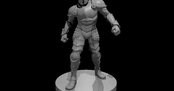animated armor updated mz4250 download free stl model printablescom 3d models toys & games board dnd 3d print model - Mito3D