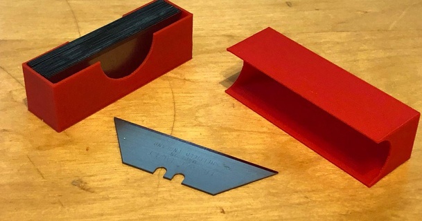 stanley blade box & lid kahnindustries download free stl model printablescom 3d models hobby makers tools stanleyknife 3d print model - Mito3D