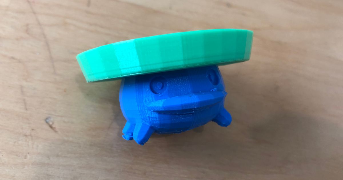 lotad Pokémon 270 kahnindustries Télécharger libre stl modèle imprimablescom 3d modèles jouets Jeux action figures statues lowpoly Pokemonfigures Pokemongo 3D print model - Mito3D