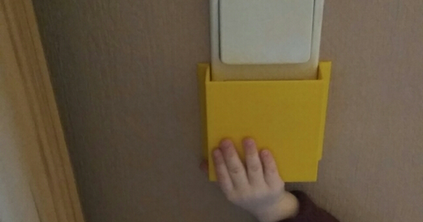 Çocuk kanıtı ışık anahtarı örtmek kılıf ayy indir Bedava stl model printablescom 3d modeller ev halkı ekipman çocuk 3d print model - Mito3D