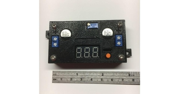 sarkmak lm2596 sdc Led 1 button 66x35mm kova dönüştürücü durum kılıf muhafaza pratik indir Bedava stl model printablescom 3d modeller yazıcılar yükseltmeler 3d print model - Mito3D