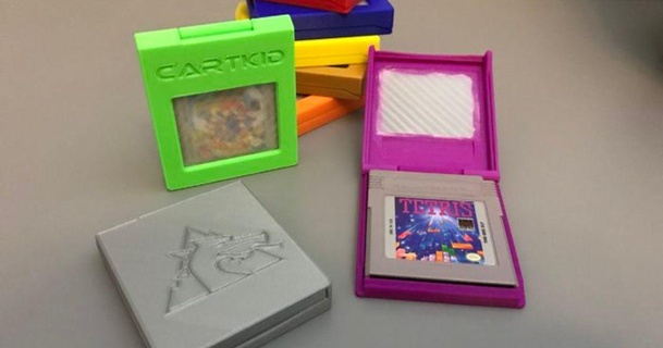 cartkid Gameboy cartouche Cas gaine dragon Montagne conception Télécharger libre stl modèle imprimablescom 3d modèles loisir fabricants idées organisation retrogaming 3d print model - Mito3D