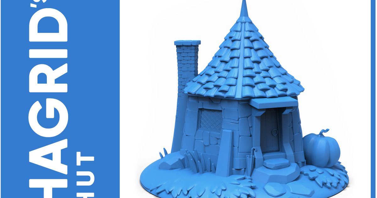 Hagrid 39 in kulübe model yürüteç stüdyo İşler indir Bedava stl printablescom 3d modeller Sanat tasarım heykeller Harry çömlekçi oyuncak hagrid 3D print model - Mito3D