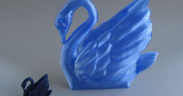 odile swan loubie3d download free stl model printablescom 3d models art & design sculptures bird figurine nosupports 3d print model - Mito3D