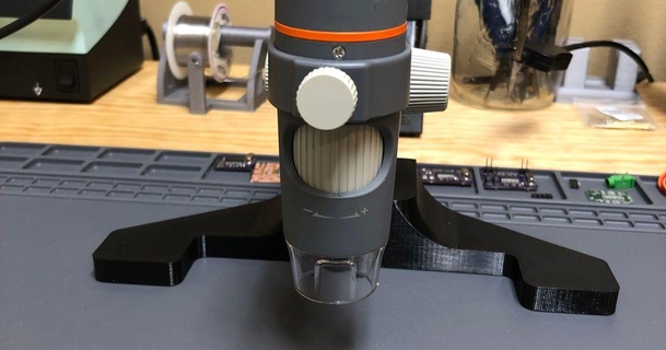 celestron digital microscope pro soldering stand retrocution download free stl model printablescom 3d models hobby & makers tools magnifier 3d print model - Mito3D