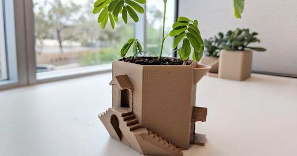 kule villa Su tank ekici tencere kare indir Bedava stl model printablescom 3d modeller ev halkı dış mekan Bahçe mimari kale saksı sulu meyveler 3d print model - Mito3D