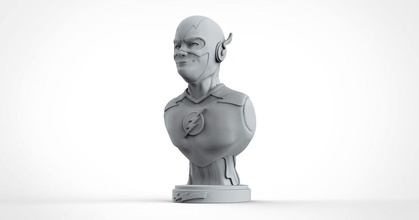 destello busto wekster descargar gratis stl modelo imprimiblescom 3d modelos juguetes juegos acción cifras estatuas arte fan DC comics 3d print model - Mito3D