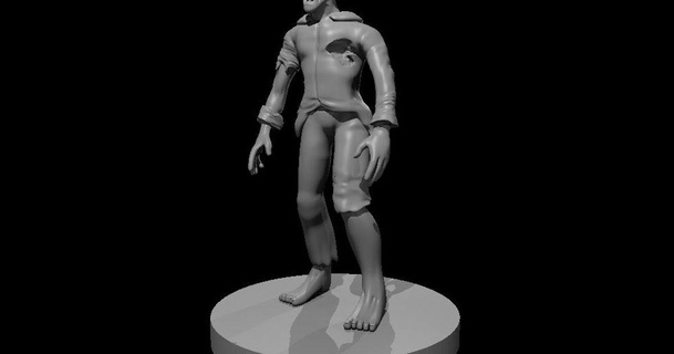 zombies updated mz4250 download free stl model printablescom 3d models toys & games board zombie 3d print model - Mito3D