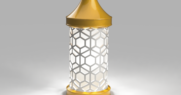 hex lantern bugman 140 download free stl model printablescom 3d models household decor lamp light 3d print model - Mito3D