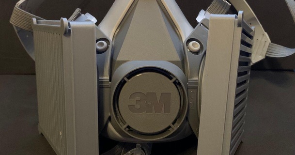 mmm gaz maskesi filtre Konut dnelm 39 ler indir Bedava stl model printablescom 3d modeller sağlık hizmeti tıbbi araçlar 3m 3d print model - Mito3D