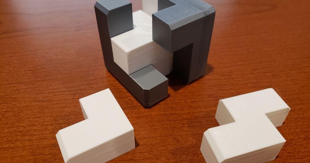3d puzzle cube john download free stl model printablescom models toys & games puzzles brain-teasers 3dpuzzle 3d print model - Mito3D