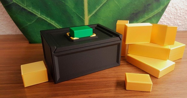 yeşil taş bulmaca çıkarmak indir Bedava stl model printablescom 3d modeller oyuncaklar oyunlar bulmacalar brain teasers Kutu beyin mağara 3d print model - Mito3D