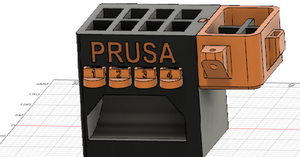 prusa i3 mk3 construire assistant zac forgeron Télécharger libre stl modèle imprimablescom 3d modèles imprimantes accessoires 3dprinter organiseur bureau organisateur prusai3mk3 3d print model - Mito3D